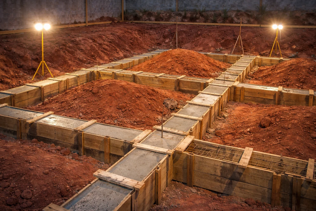 viga baldrame executada in loco