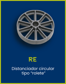 RE - DISTANCIADOR CIRCULAR TIPO ROLETE