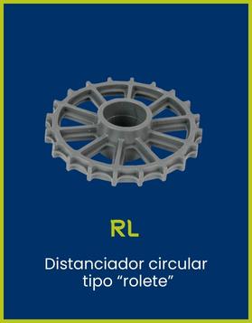 RL - DISTANCIADOR CIRCULAR TIPO ROLETE