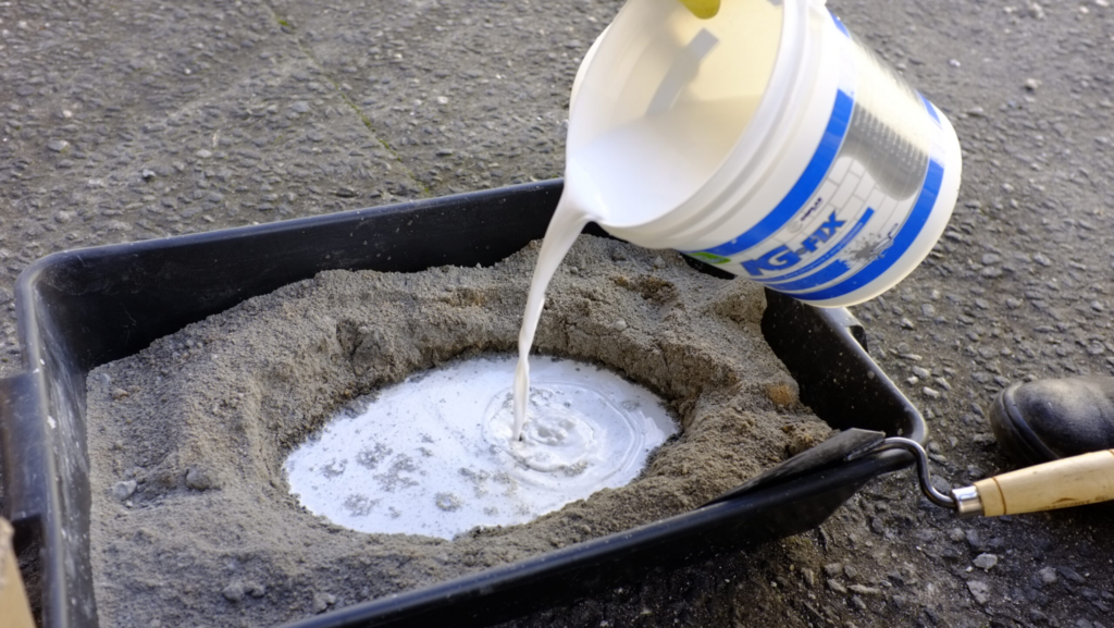 aplicação de AG.Fix no preparo do concreto para melhorar aderência e desempenho da mistura