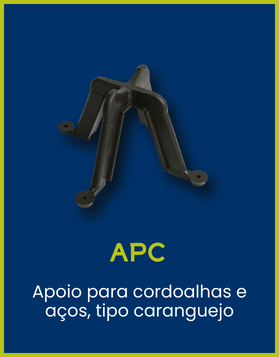 APC Coplas, Apoio para cordoalhas e aços, tipo caranguejo