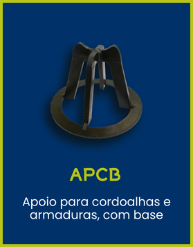 APCB Coplas - Apoio para cordoalhas e armaduras, com base