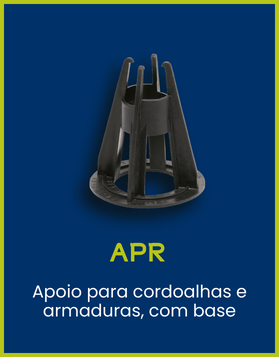 APR Coplas - Apoio para cordoalhas e armaduras, com base