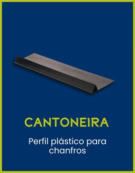 CANTONEIRA Coplas - Perfil plástico para chanfros