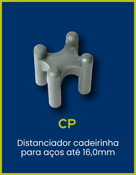 CP Coplas - Distanciador cadeirinha para aços até 16,0mm