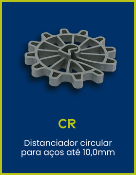 CR Coplas - Distanciador circular paea aços até 10,0mm