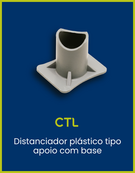 CTL Coplas - Distanciador plástico tipo apoio com base