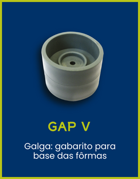 GAP V Coplas - Galga gabarito para base das fôrmas