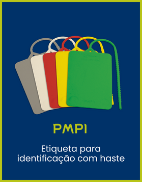 PMP1 - Etiqueta de identificação com haste