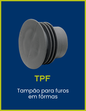 TPF Coplas - Tampão para furos em fôrmas